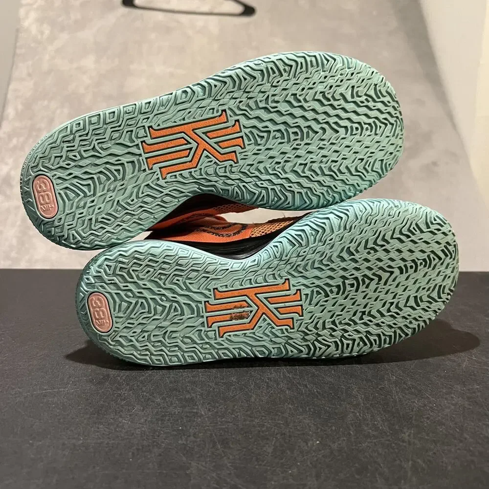 Nike Kyrie 7 Play for the Future Shoes Youth 6Y Orange Plant CW3235-800
